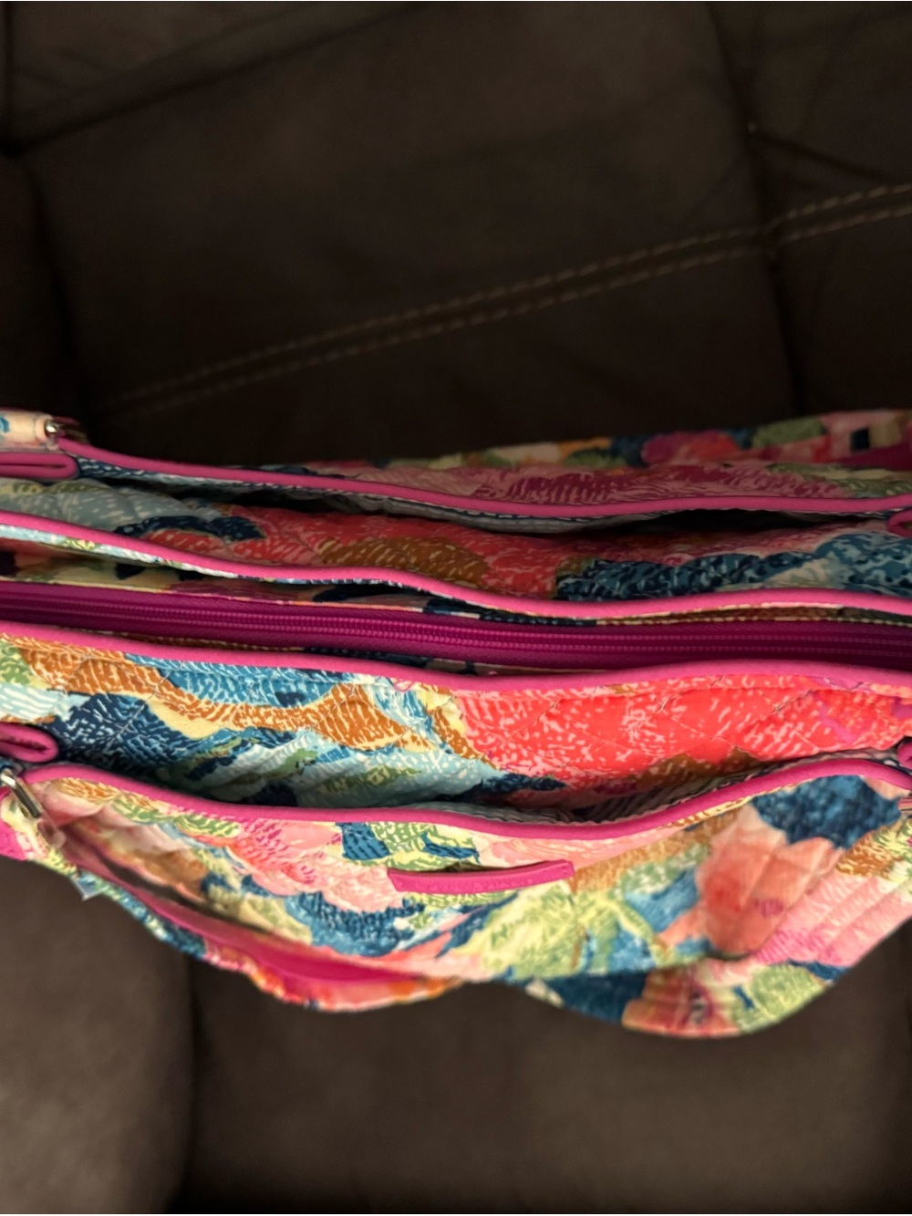 Vera Bradley Quilted Superbloom Glenna Tote - Multicolor NWT - Picture 6 of 13